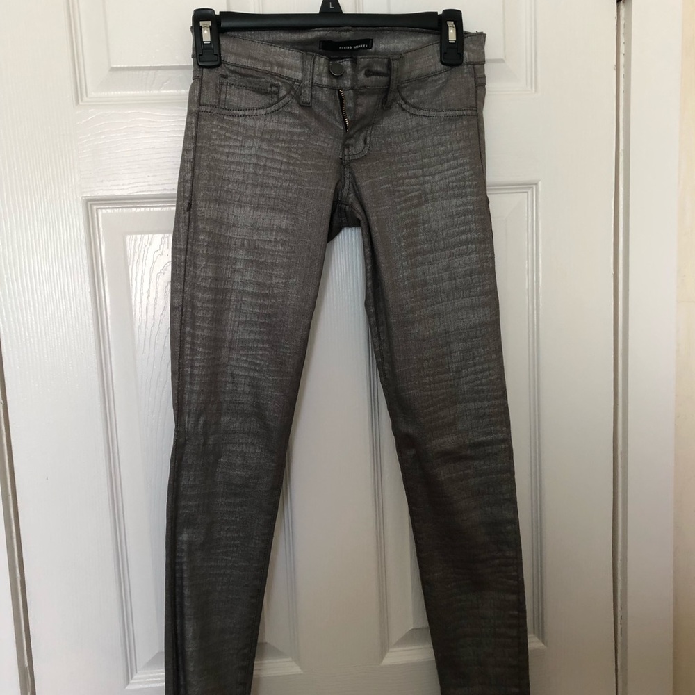 Flying monkey silver jeans size 24